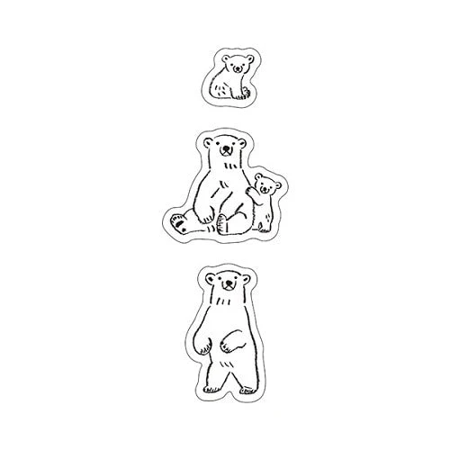 Kitera Shoij Animal Parade Simple Deco Seal Sticker - Image 2