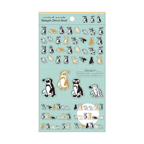 Kitera Shoij Animal Parade Simple Deco Seal Sticker - Image 23