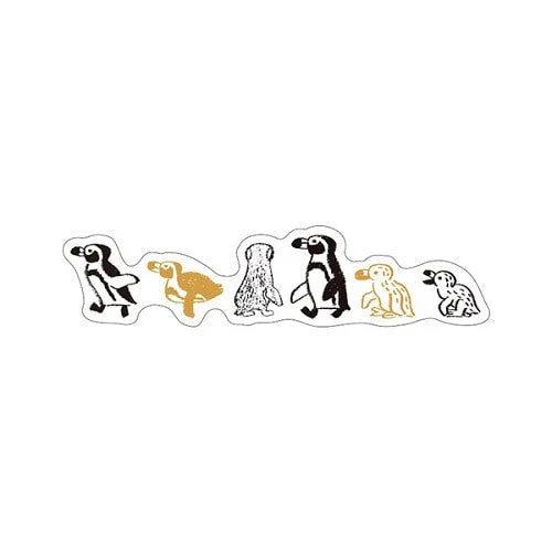 Kitera Shoij Animal Parade Simple Deco Seal Sticker - Image 27