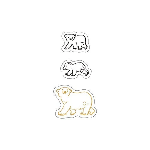 Kitera Shoij Animal Parade Simple Deco Seal Sticker - Image 3