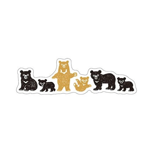 Kitera Shoij Animal Parade Simple Deco Seal Sticker - Image 31