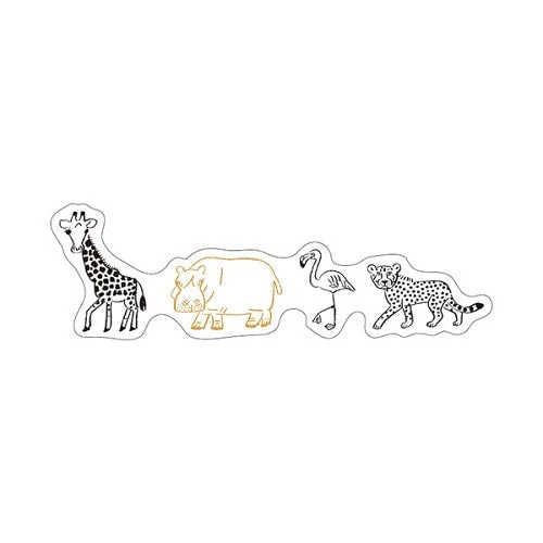 Kitera Shoij Animal Parade Simple Deco Seal Sticker - Image 37