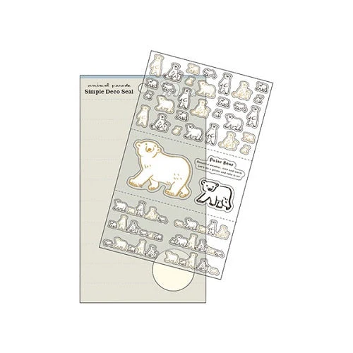Kitera Shoij Animal Parade Simple Deco Seal Sticker - Image 6