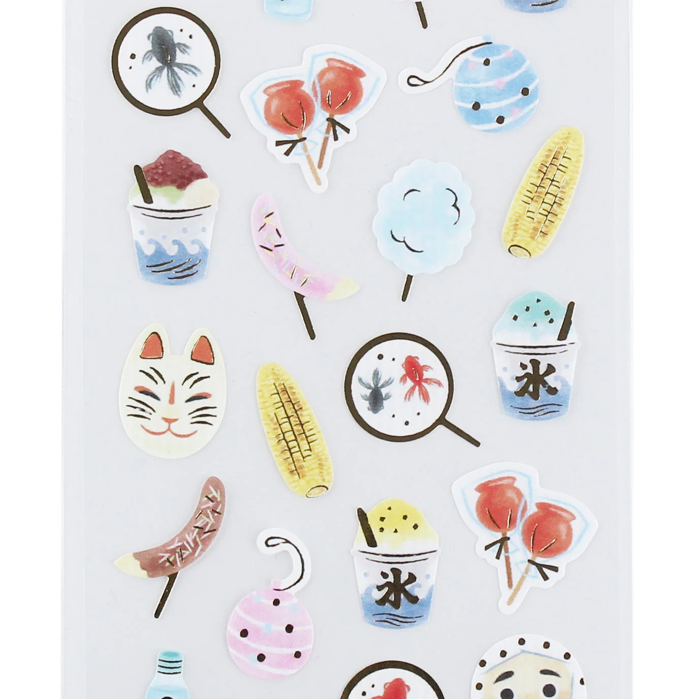 Japanese Style Summer Festival Stickers - Image 2