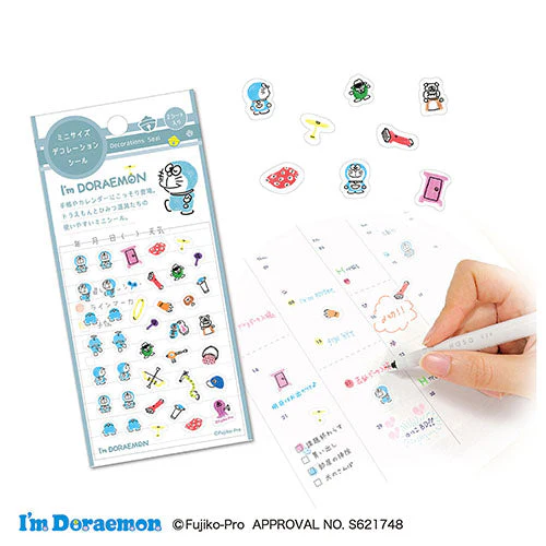 Epoch Chemical Doraemon Mini Stickers - Image 2