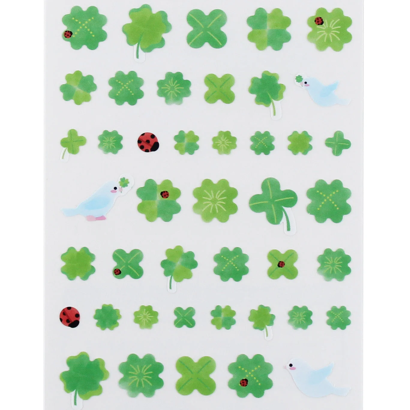 Summer Pattern Clover Stickers - Image 2