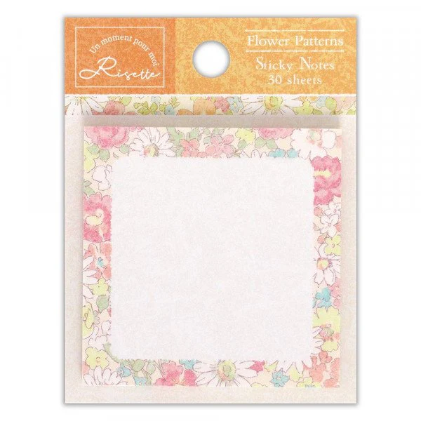 NB Risette Flower Patterns Sticky Notes (30 Sheets) - Image 5