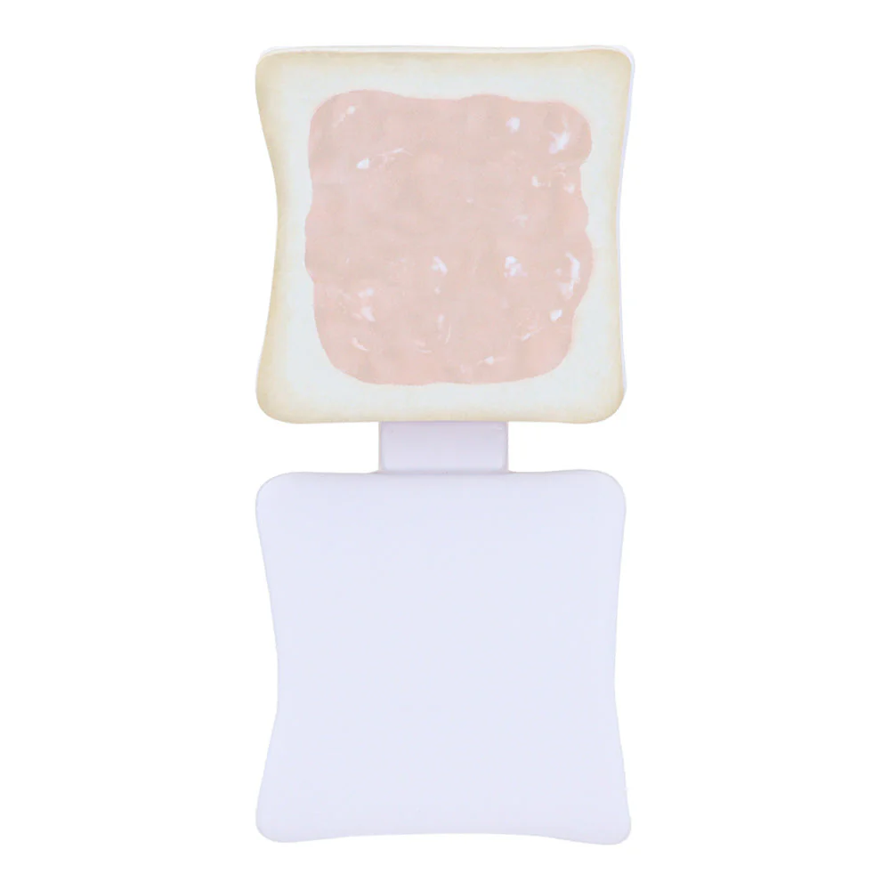 Sun-Star Cute Bread Sticky Notes with Squishy Cover - Image 14