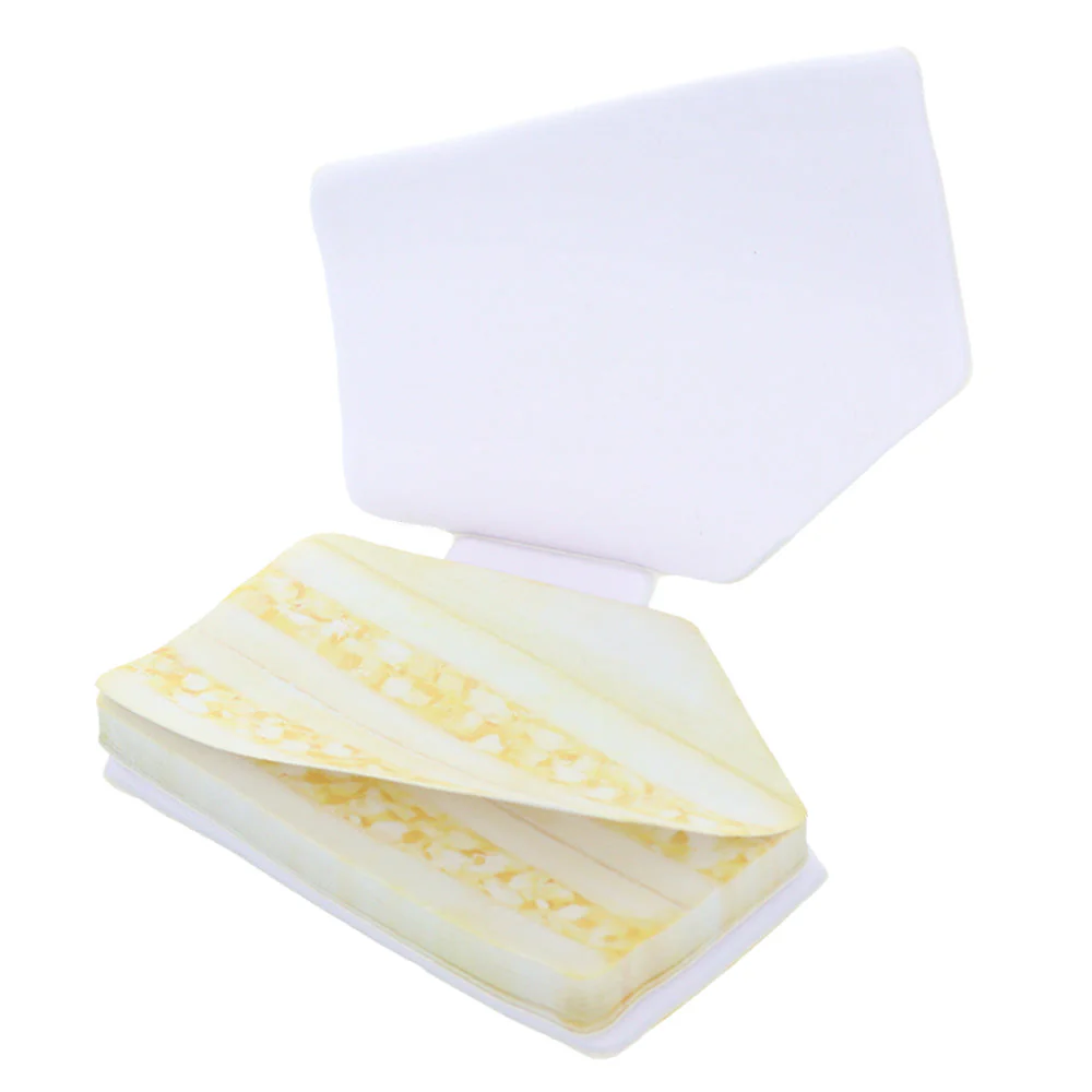 Sun-Star Cute Bread Sticky Notes with Squishy Cover - Image 35