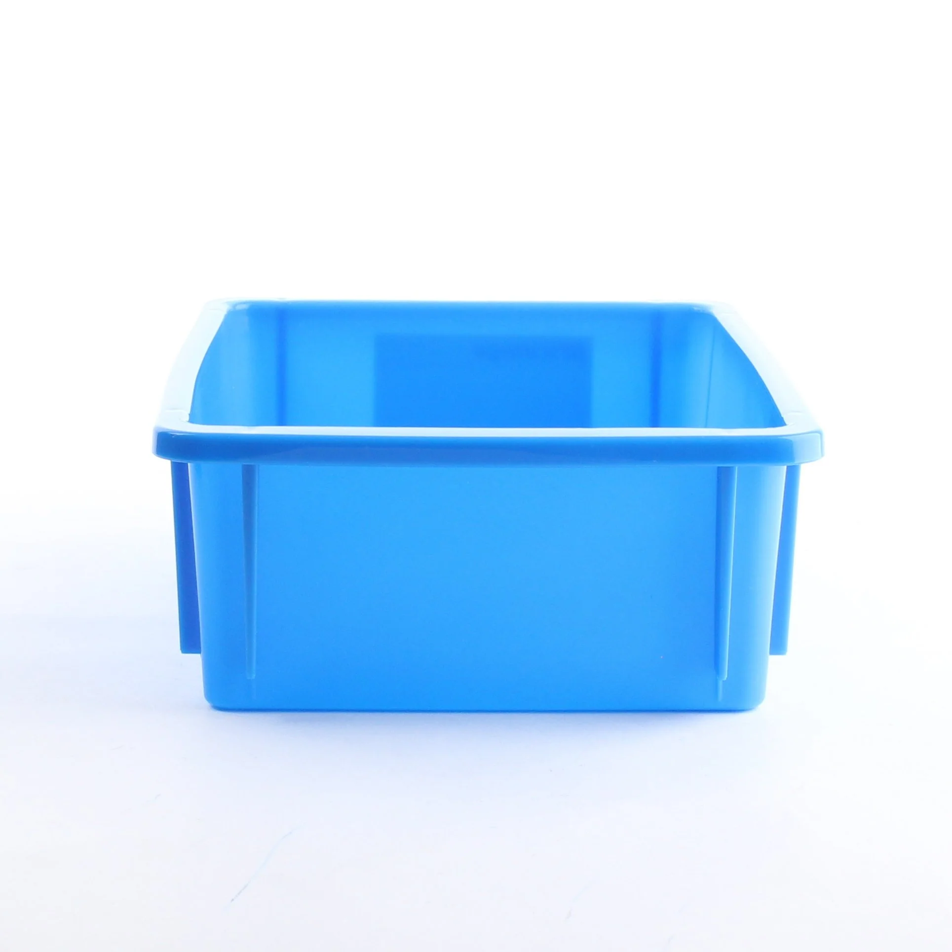 Light Blue Stackable Storage Bin - Image 3