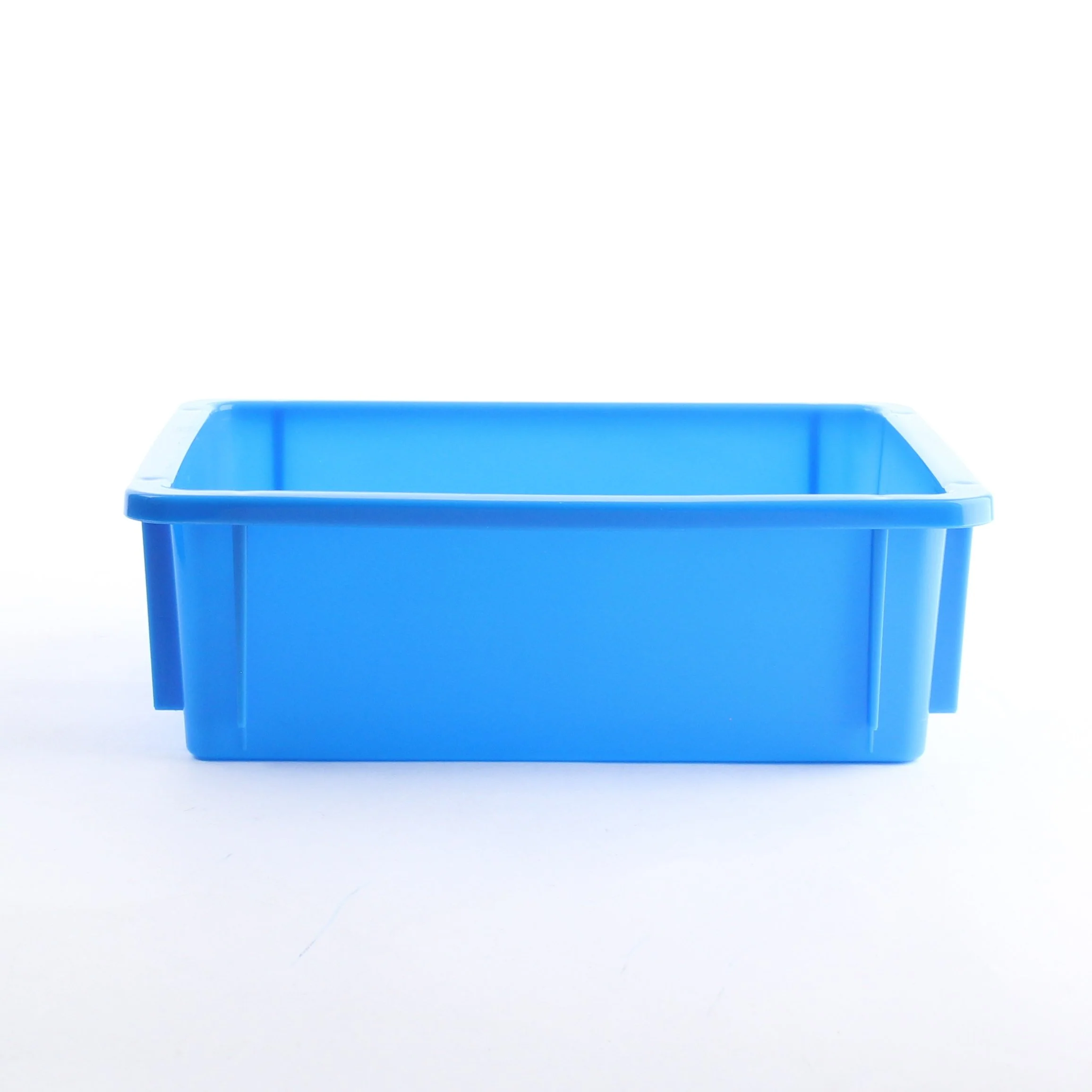Light Blue Stackable Storage Bin - Image 4