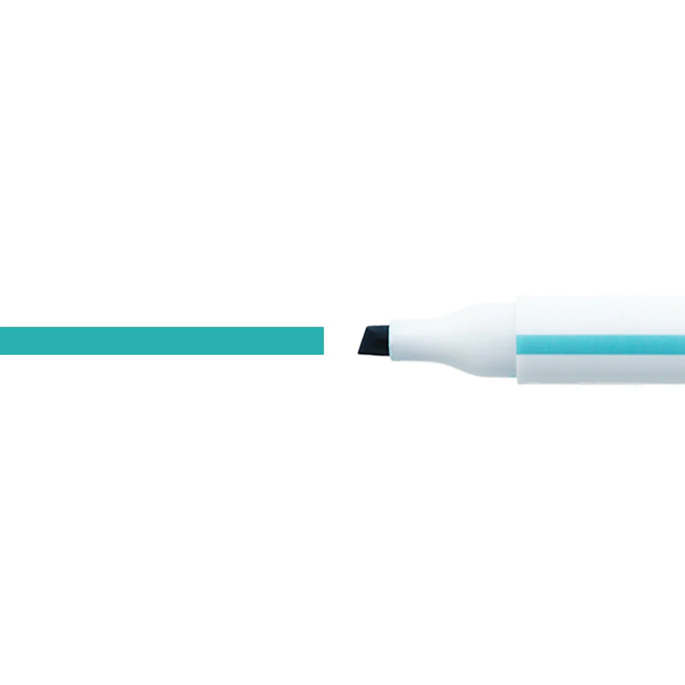 Sun-Star DECOT Dual-Ended: Chisel Tip & Bullet Tip Marker - Aqua Blue,Yellow - Image 4