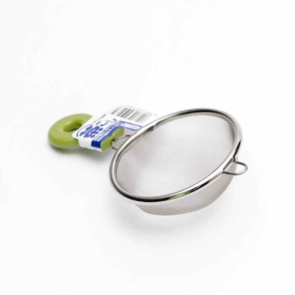 Tea Strainer with handle (Silver/14.2xDiameter 7.4cm) - Image 2