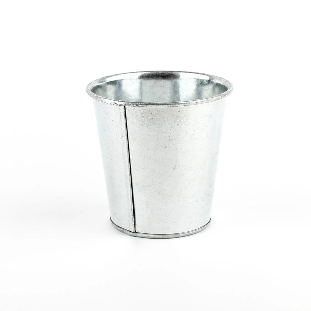 Tin Bucket (Round/SL/d.10.5xH10.5cm) - Image 2