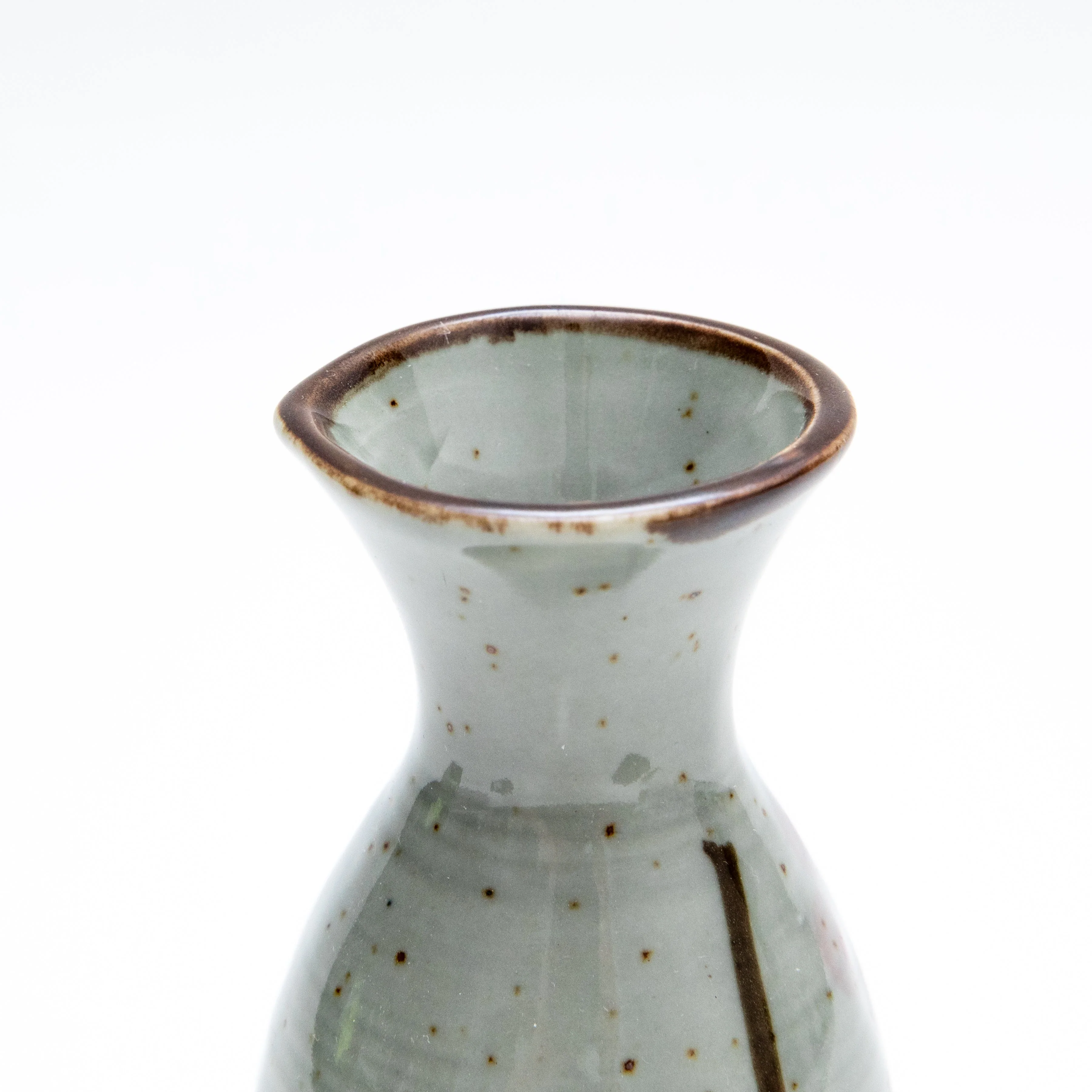 6cm Plum Flower Masuko Porcelain Tokkuri Sake Bottle  140ml - Image 2
