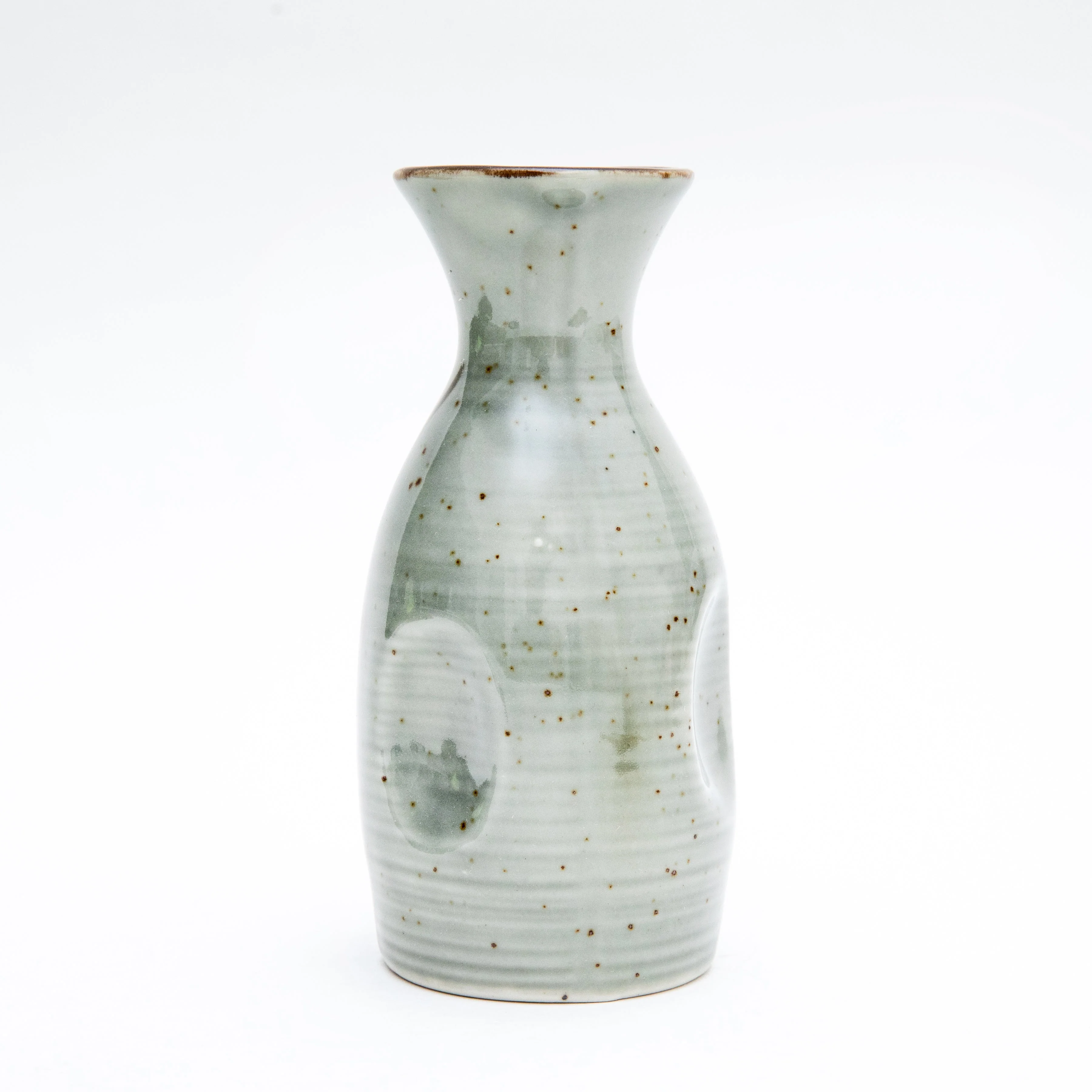 6cm Plum Flower Masuko Porcelain Tokkuri Sake Bottle  140ml - Image 3