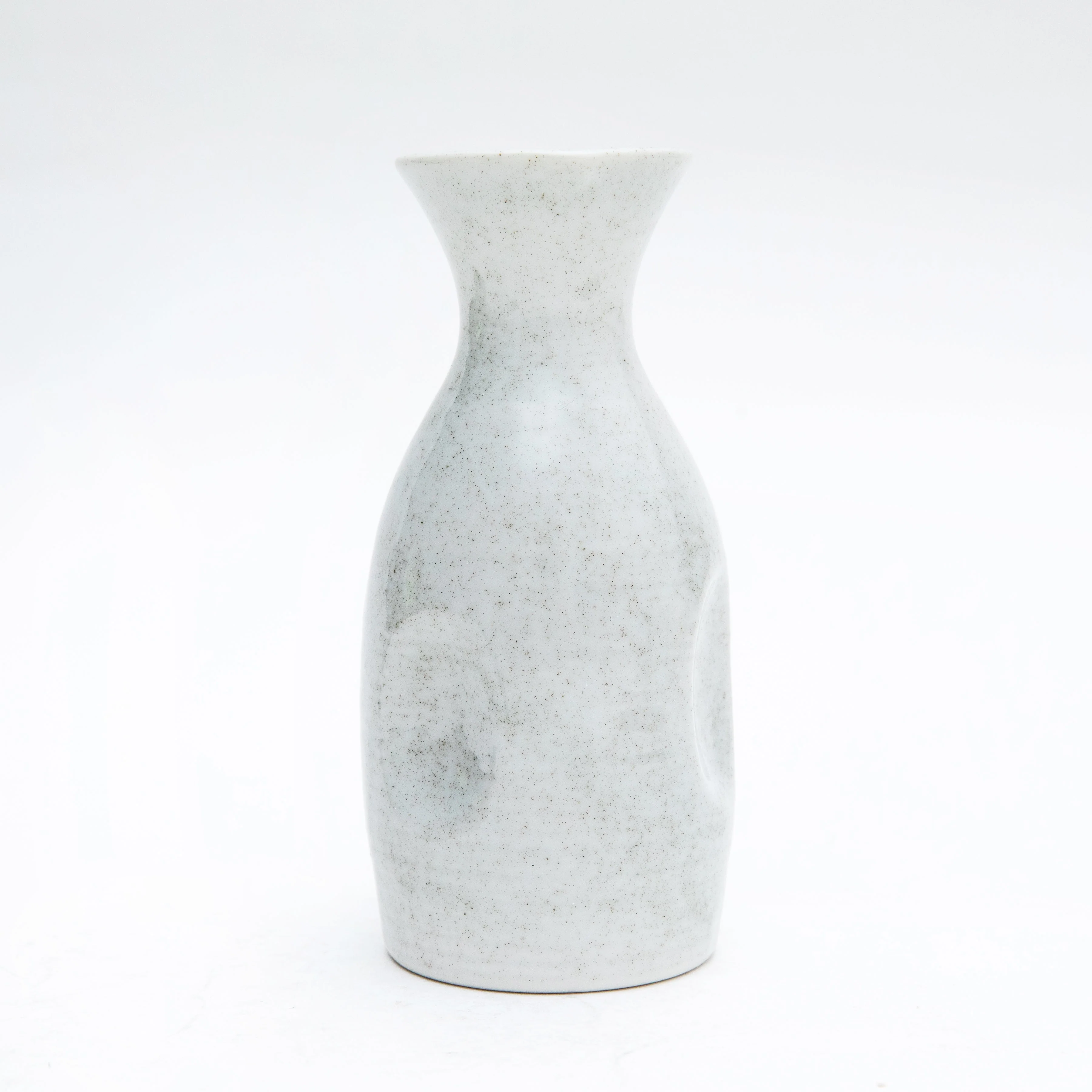 5.8cm Plum Flower Shiranashi Porcelain Tokkuri Sake Bottle  140ml - Image 3