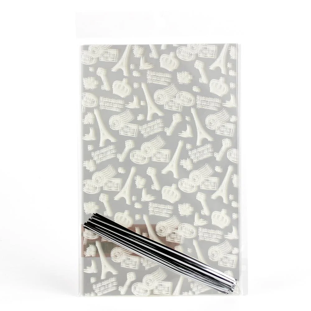 Eiffel Tower Ties PK Vinyl Treat Bags (8pcs) - Image 2