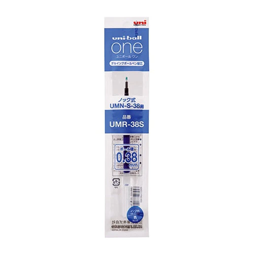 Uni Ball One Gel ink Ballpoint Pen Refill 0.38mm - Image 3