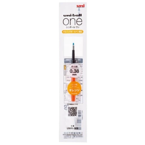 Uni Ball One Gel ink Ballpoint Pen Refill 0.38mm - Image 4