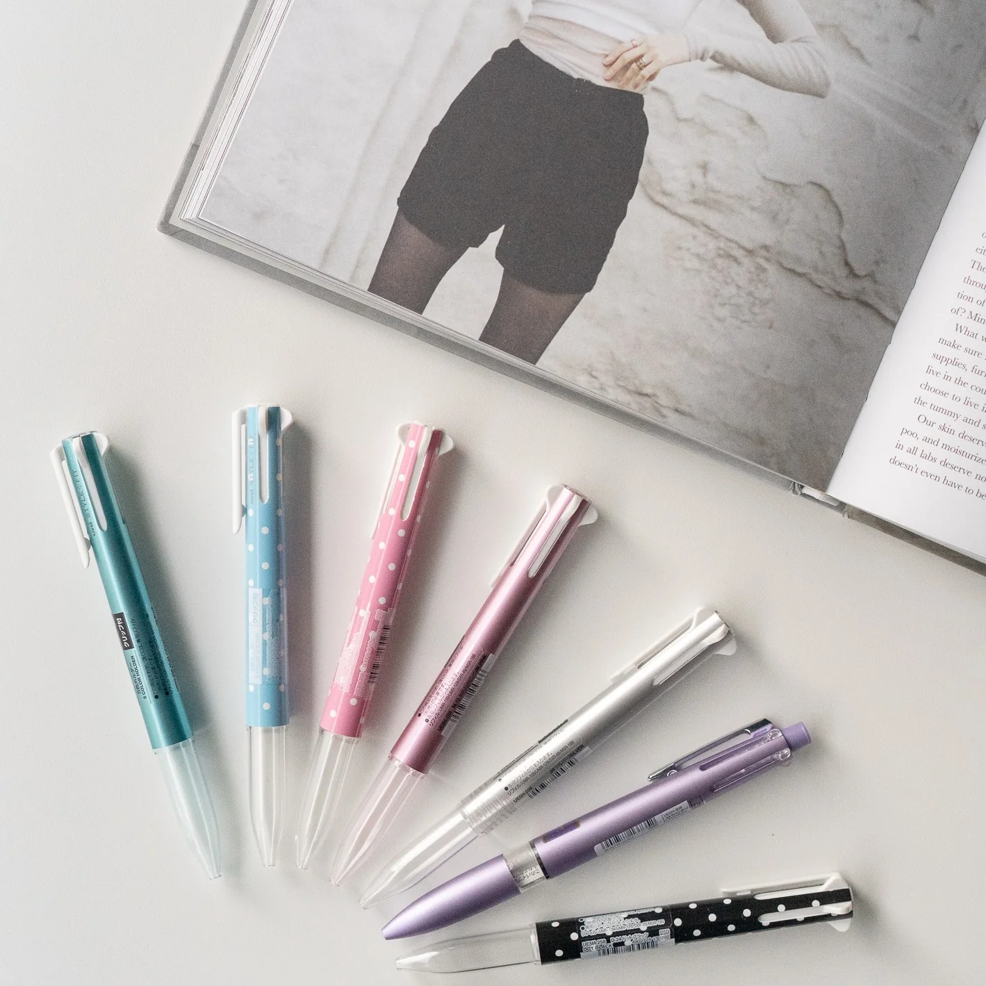 Uni Style Fit 3-Colour Ballpoint Pen Barrel with Grip - Image 7