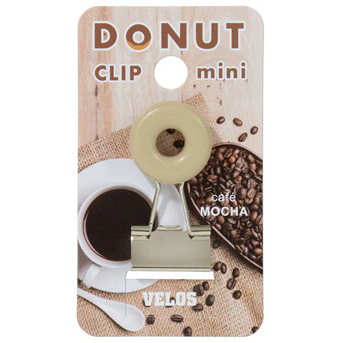 Velos Binder Clip Donut Clip Mini Chocolate - Image 4