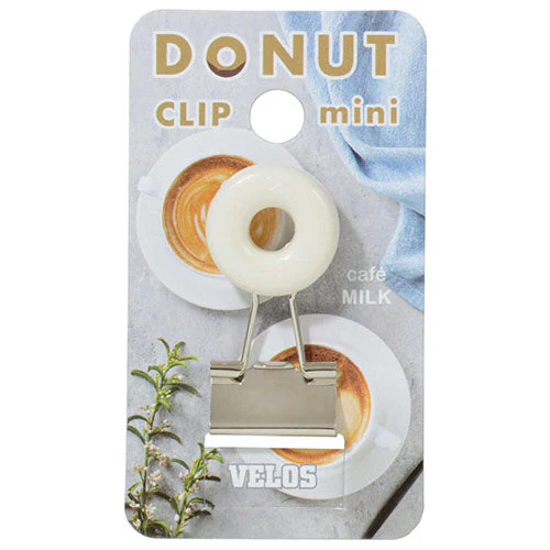 Velos Binder Clip Donut Clip Mini Chocolate - Image 7