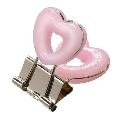 Velos Binder Clip Heart Clip Mini Blue - Image 8