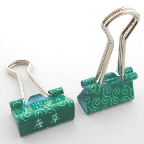 Velos Binder Clip Japanese Pattern 10pc - Image 4