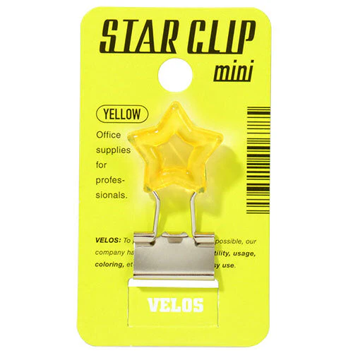 Velos Binder Clip Star Clip Mini Blue - Image 10