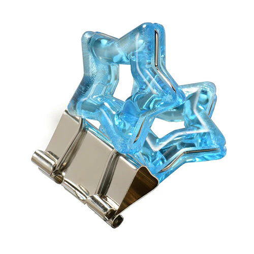 Velos Binder Clip Star Clip Mini Blue - Image 2