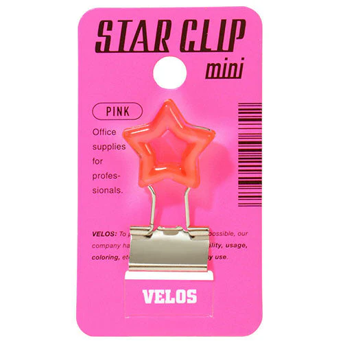 Velos Binder Clip Star Clip Mini Blue - Image 7