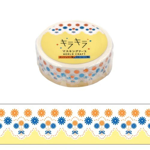 World Craft Glittery Margaret Washi Masking Tape KRMT15-058