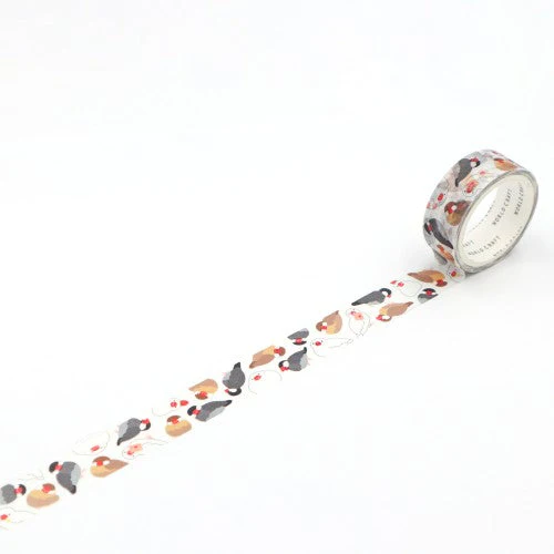 World Craft Mamire Java Sparrow Washi Masking Tape - Image 2