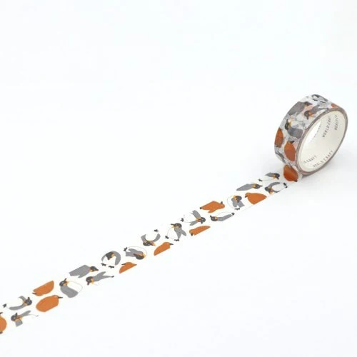 World Craft Mamire Penguin Washi Masking Tape - Image 2