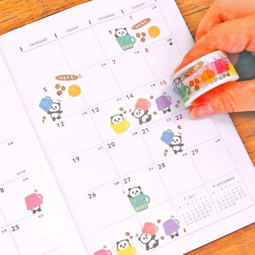 World Craft Washi Masking Tape Completely Panda - Image 2